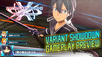 Sword Art Online Variant Showdown Gameplay Demo Preview [New SAO Game/iOS&Android] | Gamerturk SAO