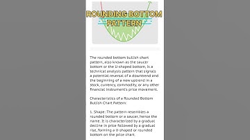 ROUNDING BOTTOM PATTERN #stockmarket #chartpattrens #trading #nifty