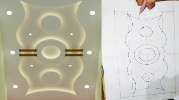 How to mark s shape lahar pop ceiling design ll false ceiling