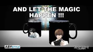 DEATH NOTE Heat Change Mug Kira & L King size video