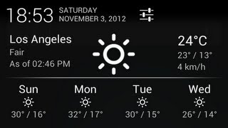 Notification Weather Android App Review screenshot 3