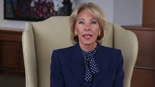 Message from U.S. Secretary of Education Betsy DeVos
