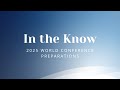 In the Know: General Conference Information