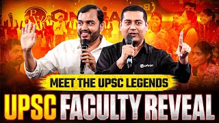 UPSC  New Faculty Team FINALLY REVEALED! 🔥