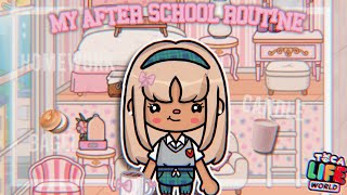 After school ROUTINE  ( College edition )|| TOCA WORLD ROLEPLAY