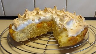 Mandarinen kuchen mit Eiweiß Haube/ Мандариновый пирог с безе
