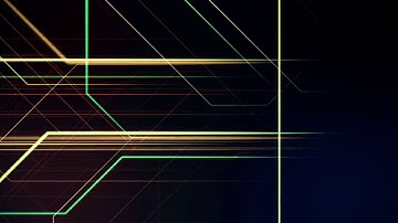 Abstract digital background | Geometry lines with dashes and glow | free motion video backgrounds