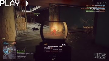 Battlefield 4: 9 Player Kill Streak with the PP-2000