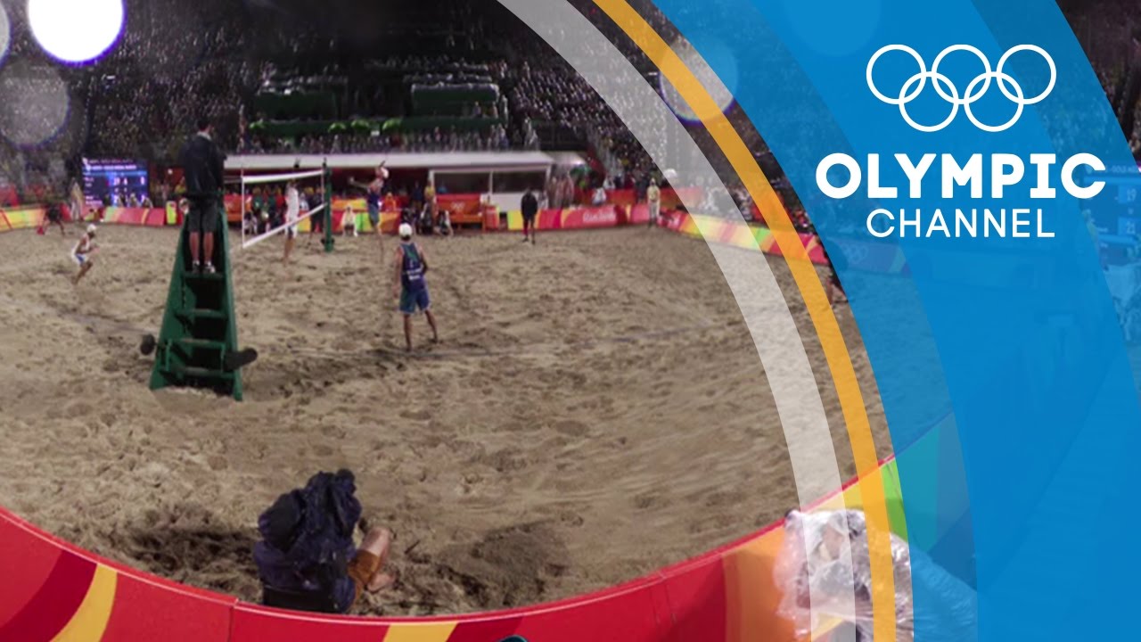 Men's Beach Volleyball  | Exclusive 360 Video | Rio 2016