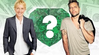 WHO’S RICHER? - Ellen DeGeneres or Ricky Martin? - Net Worth Revealed!
