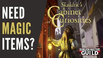 DMs guild review, Wonderous d&d items from Skaldric’s Cabinet of Curiosities