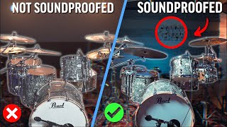 Is SOUND PROOFING Your Drum Room Worth It? (Sound Test!)