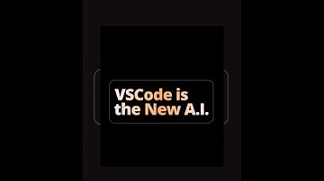 VSCode is New AI #visualstudiocode #artificialintelligence #ai #vscode #viral #shorts #trending