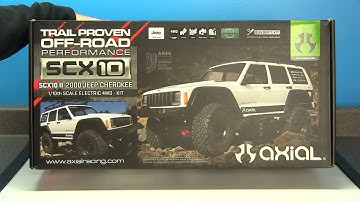 Axial SCX10 II 2000 Jeep Cherokee Kit Unboxing & Overview