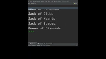 Python Deck of Cards (PyDealer) #Shorts