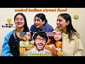 Rare indian street foodyummyy carryminati  the girls squad reaction