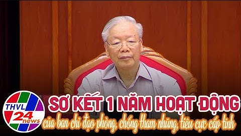 Hội nghị TT sơ kết 1 năm hoạt động của ban chỉ đạo phòng, chống tham nhũng, tiêu cực cấp tỉnh