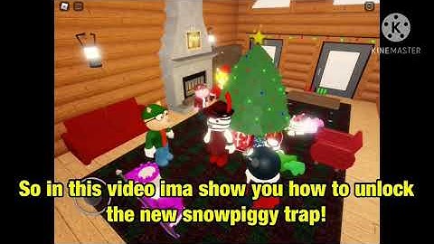 How To Unlock The SECRET SNOWPIGGY TRAP In Piggy (ROBLOX)