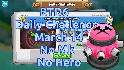 BTD6 Daily Challenge | Naruto Game