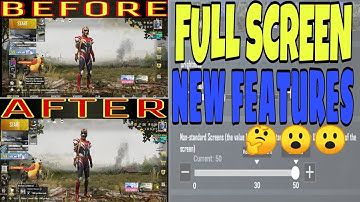 New Pubg Mobile Update Full Screen Display Settings | New 0.19.0 Features Full Explained.