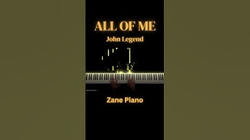 John Legend - All of Me // Zane Piano Cover #shorts