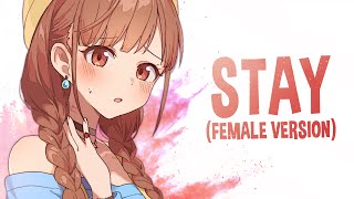 Nightcore - Stay (Lyrics) Resimi