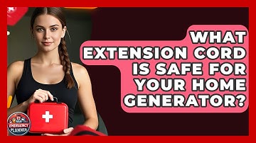 What Extension Cord Is Safe For Your Home Generator? - Your Emergency Planner