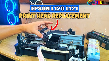 How to Replace EPSON L120 L121 Print Head Full Tutorial! Step-by-Step Guide | INKfinite