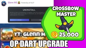 THIS 25,000$ DART MONKE UPGRADE MADE THE BEST PLAYER UNINSTALL!!?!? |Bloons TD battles 2