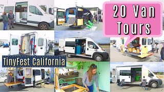 20 Van Tours | *Beautiful Van Conversions at TinyFest California