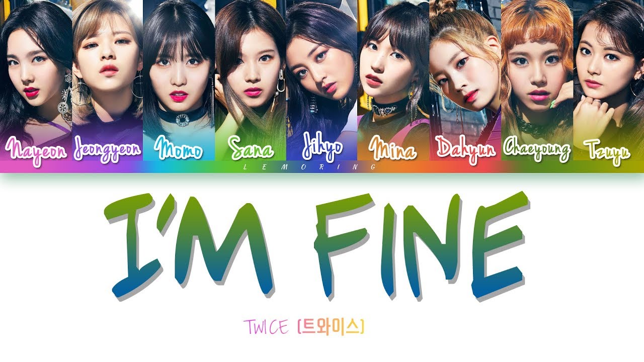 How Would Twice Sing Bts I M Fine Female Ver Color Coded Lyrics Han Rom Eng Youtube