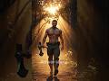 hunter man and Bear #aivideo #motivation #short