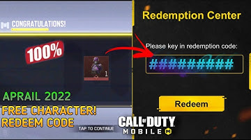 NEW Redeem Code Characters SKIN April 2022 | Garena Redemption Code COD Mobile | CODM Codes