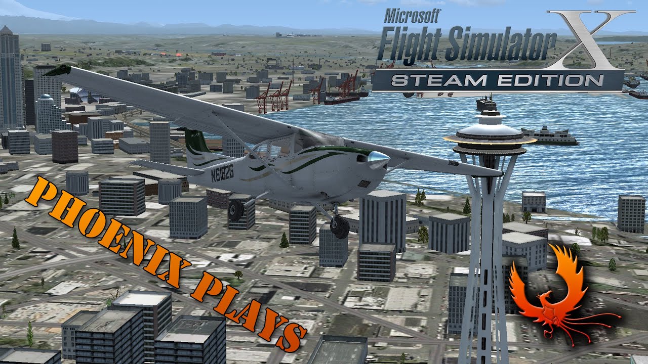 Phoenix Plays - Flight Simulator X - Seattle Touch and Go's - YouTube