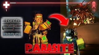 ROBLOX PARASITE: 1 vs 13 Infected (Torch/Flamethrower Game Play)