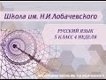 Русский язык 5 класс 4 неделя Части речи