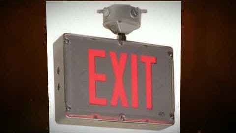 class 1 division 2 exit sign