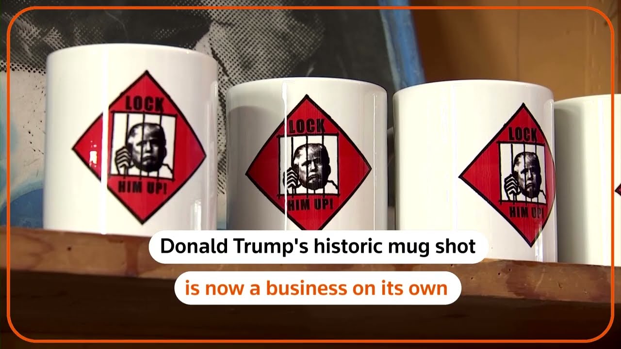 Trump turns his mugshot into campaign merch 