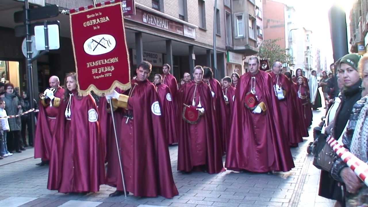 Cofradía de la Flagelación de Jesús exaltación Arnedo 2012