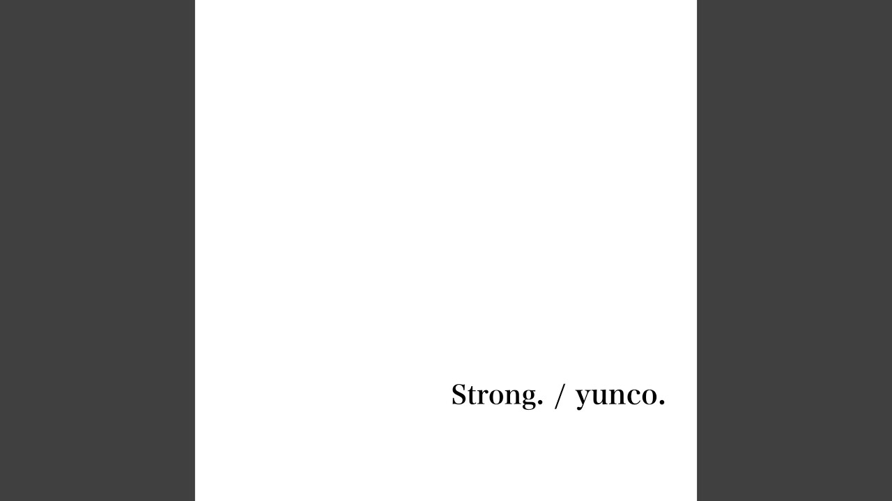 Strong. auf YouTube ansehen Strong. auf YouTube ansehen