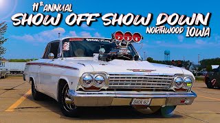 IOWA CLASSIC CAR SHOW!!! 11th Annual Show Off Show Down! Muscle Cars, Street Machines, Street Rods.