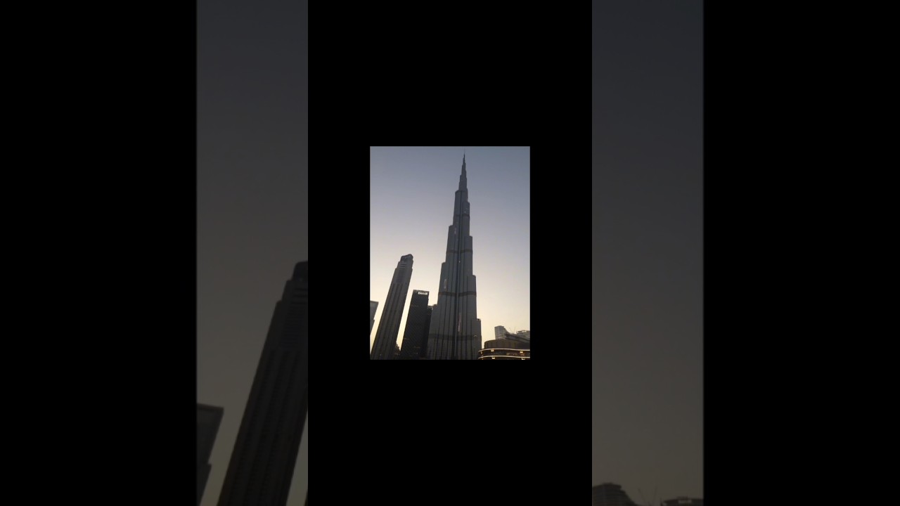 WORLD'S TALLEST SKYSCRAPER! Burj Khalifa. 