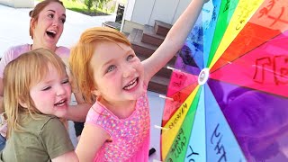 ADLEY SPiN GAME!!  Don’t get the wrong one! backyard lava, makeover, and more with Niko Mom & Dad screenshot 4