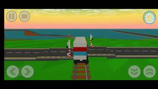 train derails at 250 mi/h in Draw Bricks