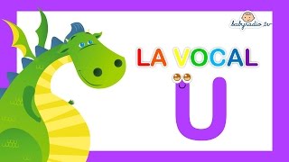 Aprende palabras que empiezan por la Vocal U con Mon el dragón