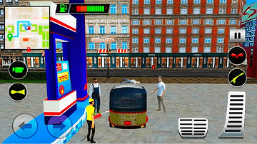 TukTuk Rickshaw - Realistic Taxi Game #2 - Android Gameplay