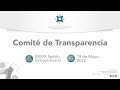 XXXIX Sesión Extraordinaria Comité de Transparencia 19/05/2022