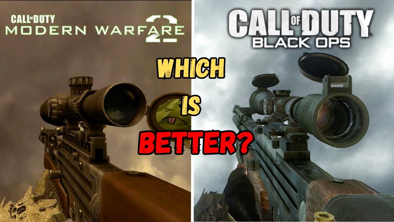 Comparing the WA2000 in Modern Warfare 2 and Black Ops 1