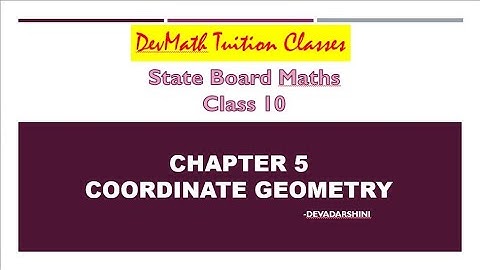 Straight Line | Exercise 5.3 | Coordinate Geometry