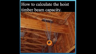 How Much Weight Can a Hoist Timber Beam Take Before Collapsing . screenshot 2